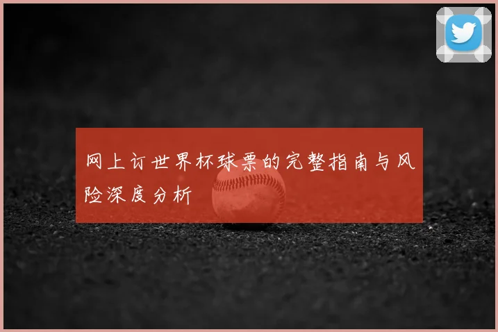 网上订世界杯球票的完整指南与风险深度分析